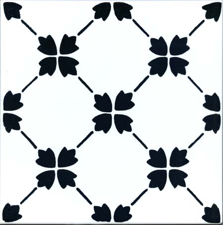 Ceramica Pinto Antico Vietri Stampato VP6755 piastrella mano