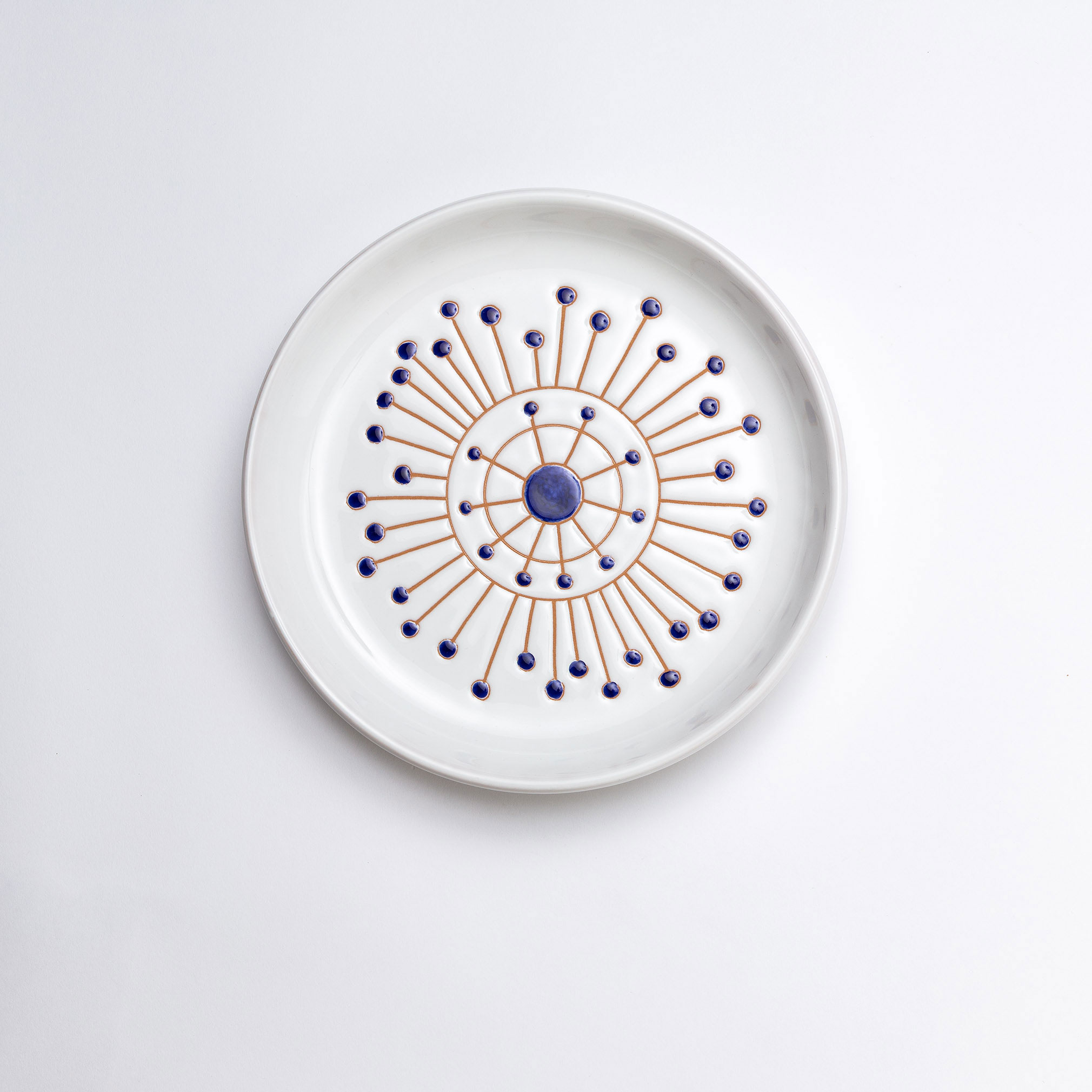 Cerasarda Arte della Tavola Piatto Fondo Mariano 22,5 cm