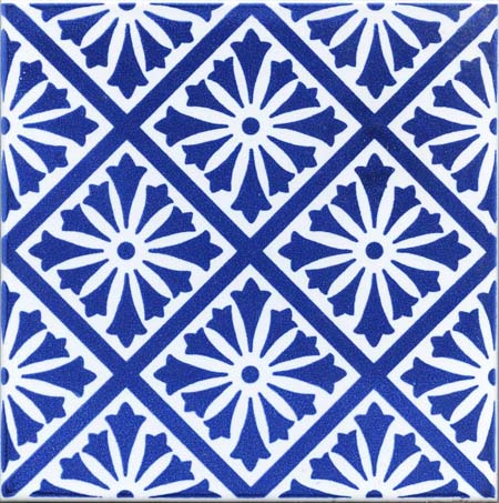 CERAMICA PINTO Classico Vietri VP82 piastrella decorata a mano