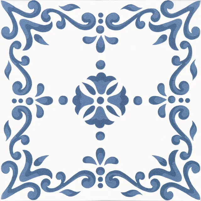 Recer Sentir Bene Azul M20x20 piastrella blu naturale