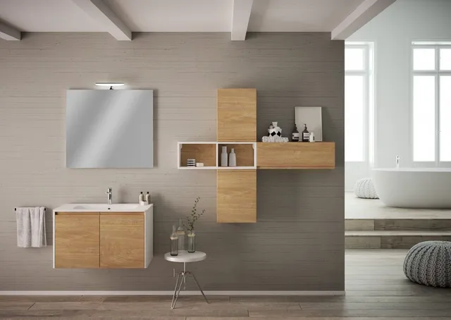 Viva Made PROXIMA Mobile bagno uso parete legno