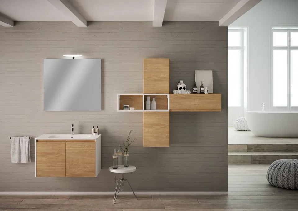 Viva Made PROXIMA Mobile bagno uso parete legno