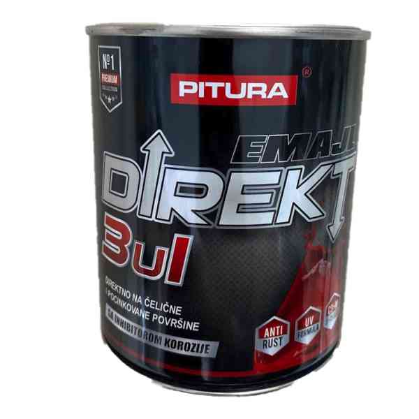 Pitura Emajl Direkt 3V1 smalto antiruggine antracite 0,9 kg