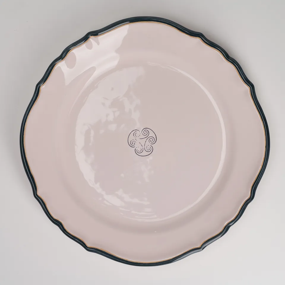 Cerasarda Arte della Tavola Segnaposto Monogram Rosa piatto