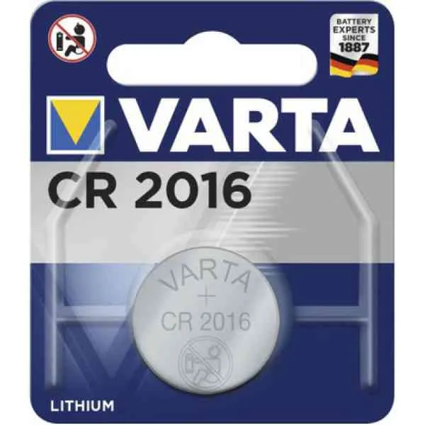 Varta CR2016 batteria bottone litio 3V pile orologio