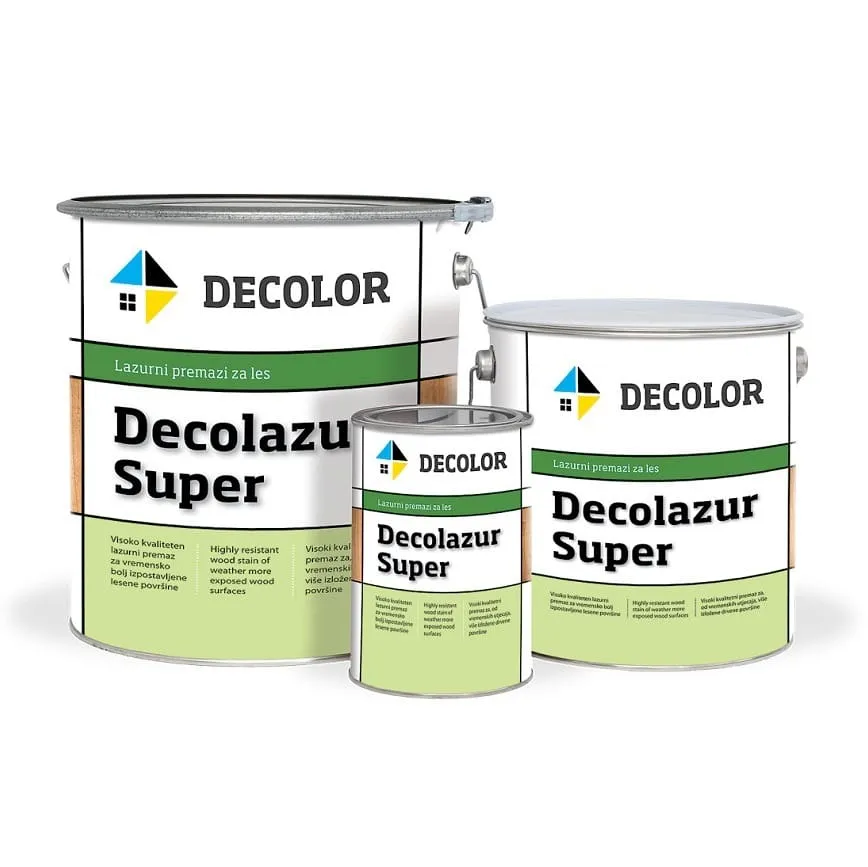Decolor Decolazur Super impregnante legno noce 5 L