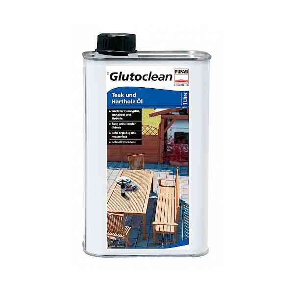 Glutoclean Olio teak e legno duro 1 L protettivo