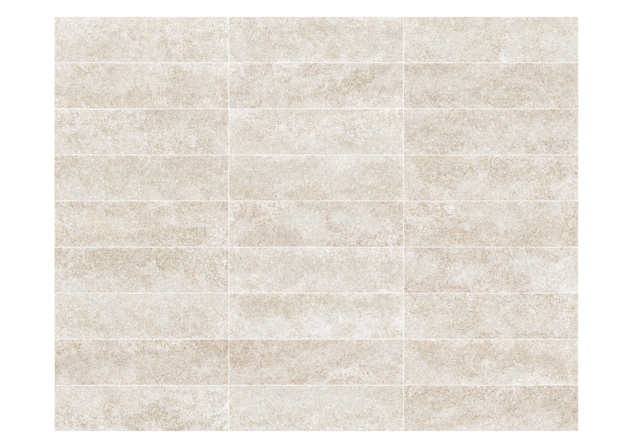 Roca Tiles Harmony Bone piastrella lucida beige 7,7x30,5 cm