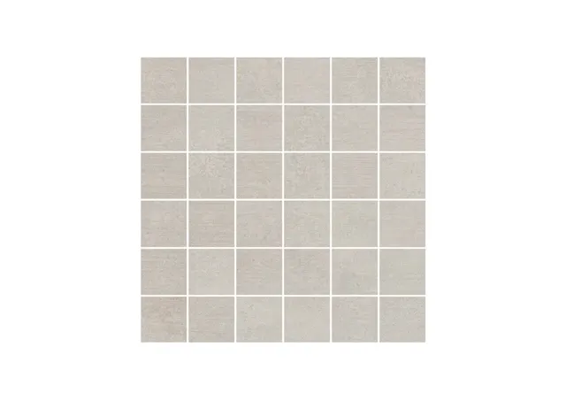 Roca Tiles Downtown mosaico grigio effetto cemento