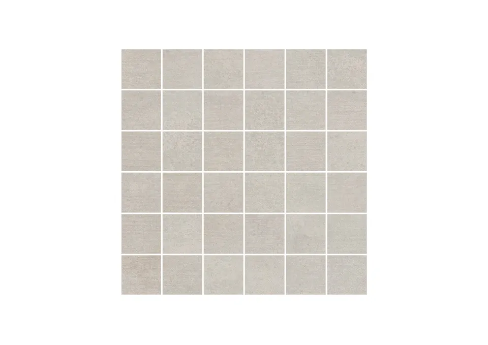 Roca Tiles Downtown mosaico grigio effetto cemento
