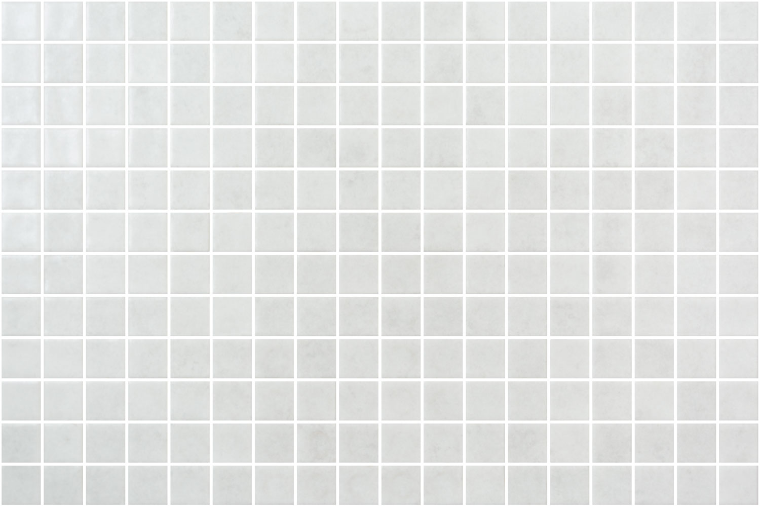 SQ Mosaic Kubu Ishidai mosaico bianco opaco 25x25 mm