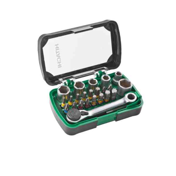 Hikoki Set Inserti 24 pz con Cricchetto Torx Croce