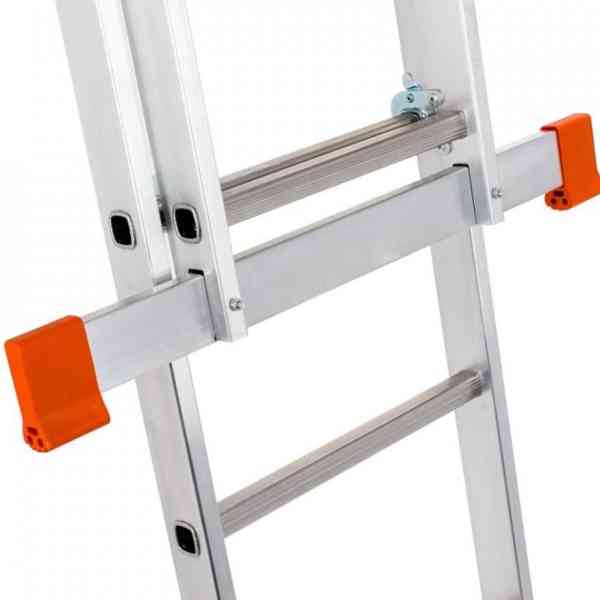 STS scala alluminio multifunzione 2x6 gradini