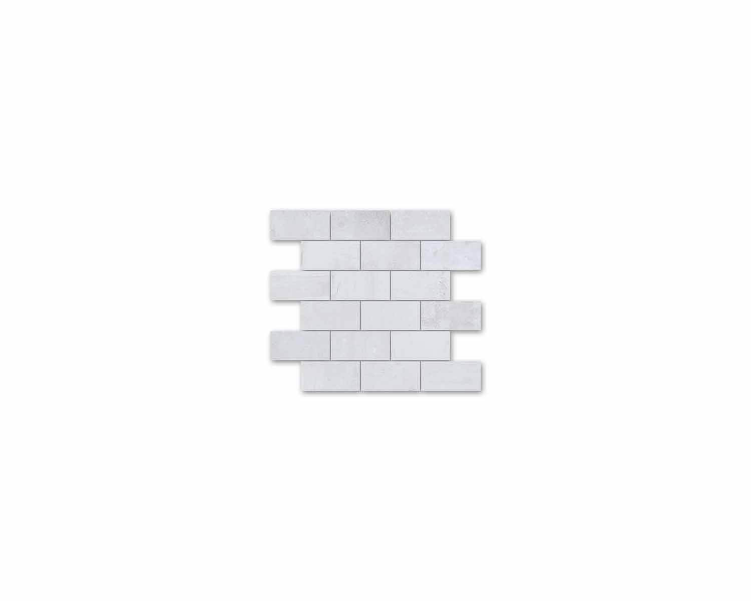 Roca Piezas Malla Mureto Blanco mosaico bianco