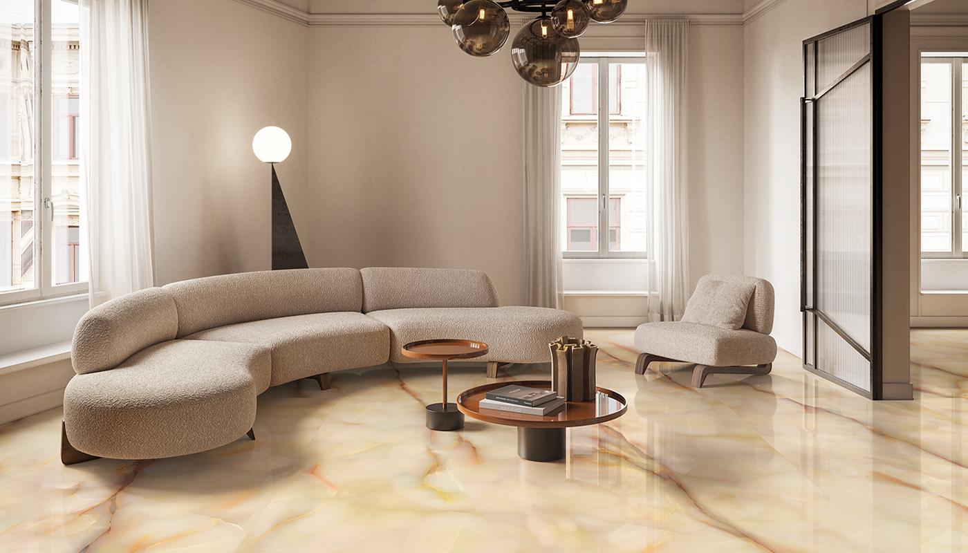 Viva Made Tele di Marmo Pure Onyx Piastrelle Effetto Marmo