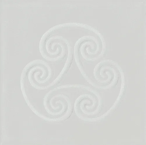 Cerasarda Porto Rotondo Monogram Bianco Puro piastrella