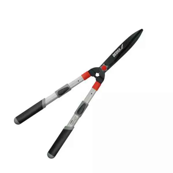 Dedra 80A043 cesoie siepe telescopiche lama ondulata 250 mm