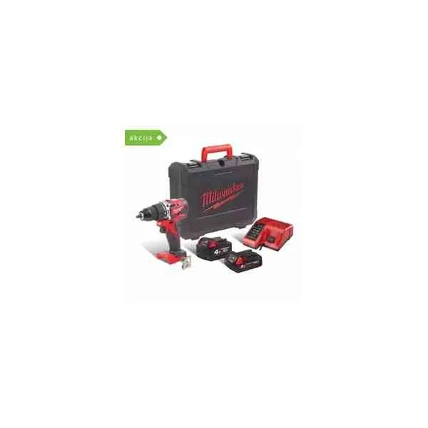 Milwaukee M18 CBLPD-422C trapano 18V 2Ah+4Ah