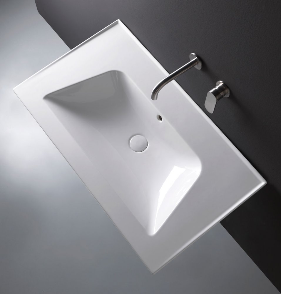 Viva Made Bloom Vaso Bagno Ceramica Bianco Moderno
