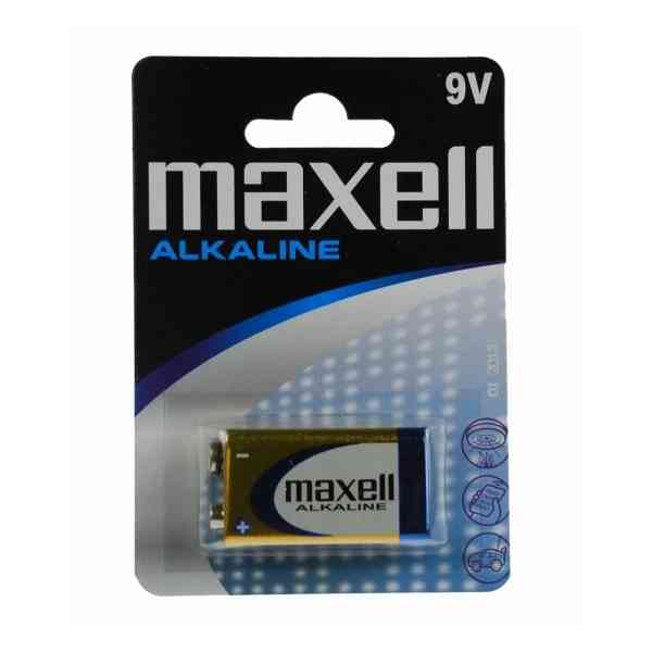 Maxell Alkaline 6LR61 9V pila alcalina transistor 1pz