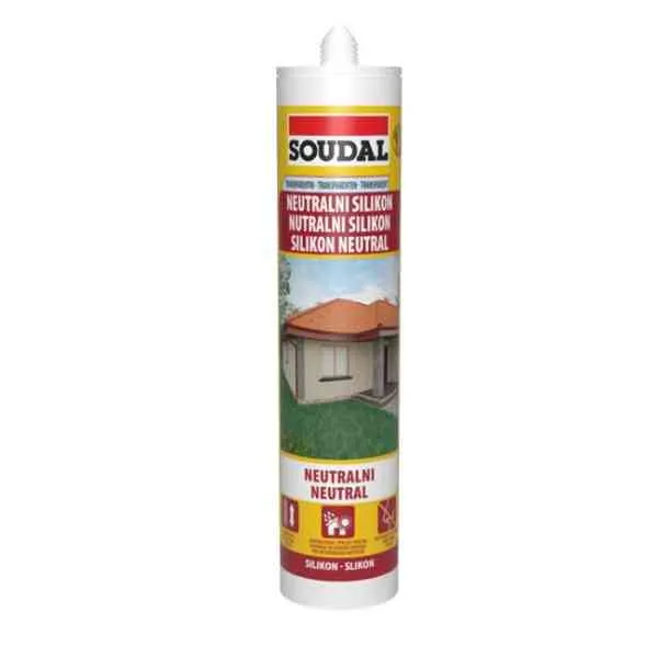 Soudal Silicone Neutro Sigillante 280 ml Trasparente