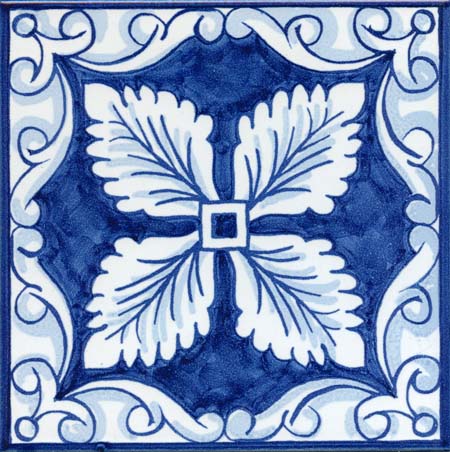 Ceramica Pinto Classico Vietri VP13048 Piastrella Pennello S