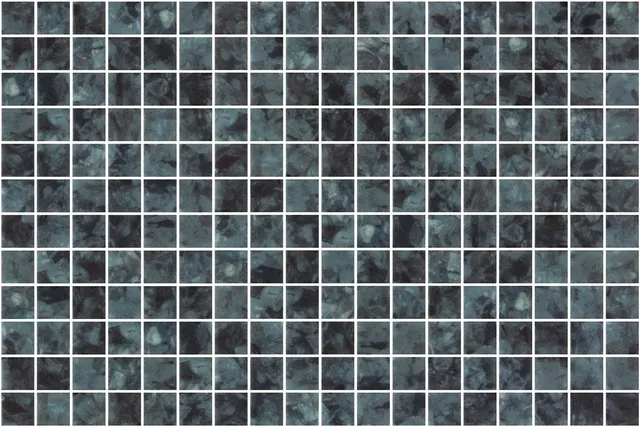 SQ Mosaic Identity Kauai Mosaico Nero Blu Terrazzo