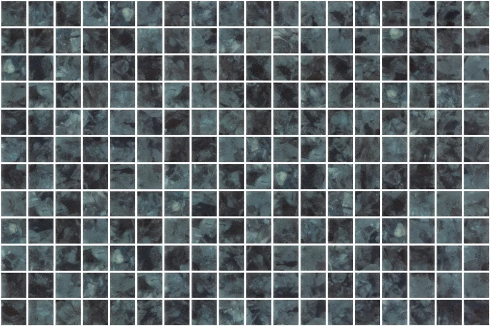 SQ Mosaic Identity Kauai Mosaico Nero Blu Terrazzo