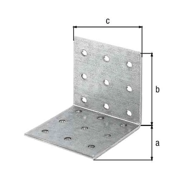 GAH Alberts angolare giunzione 60x60x60 mm metallo