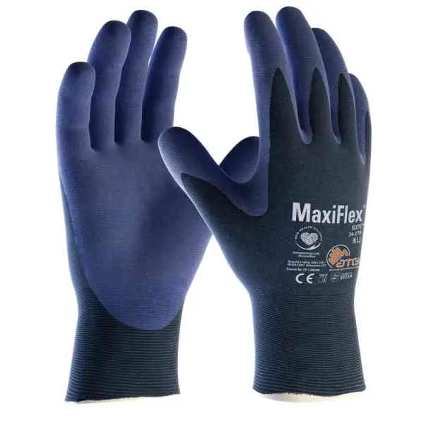 ATG MaxiFlex Elite 34-274 guanti lavoro taglia 10 blu