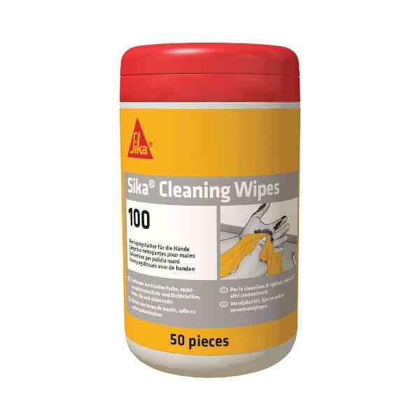 Sika Cleaning Wipes salviette pulizia 50 pezzi doppie