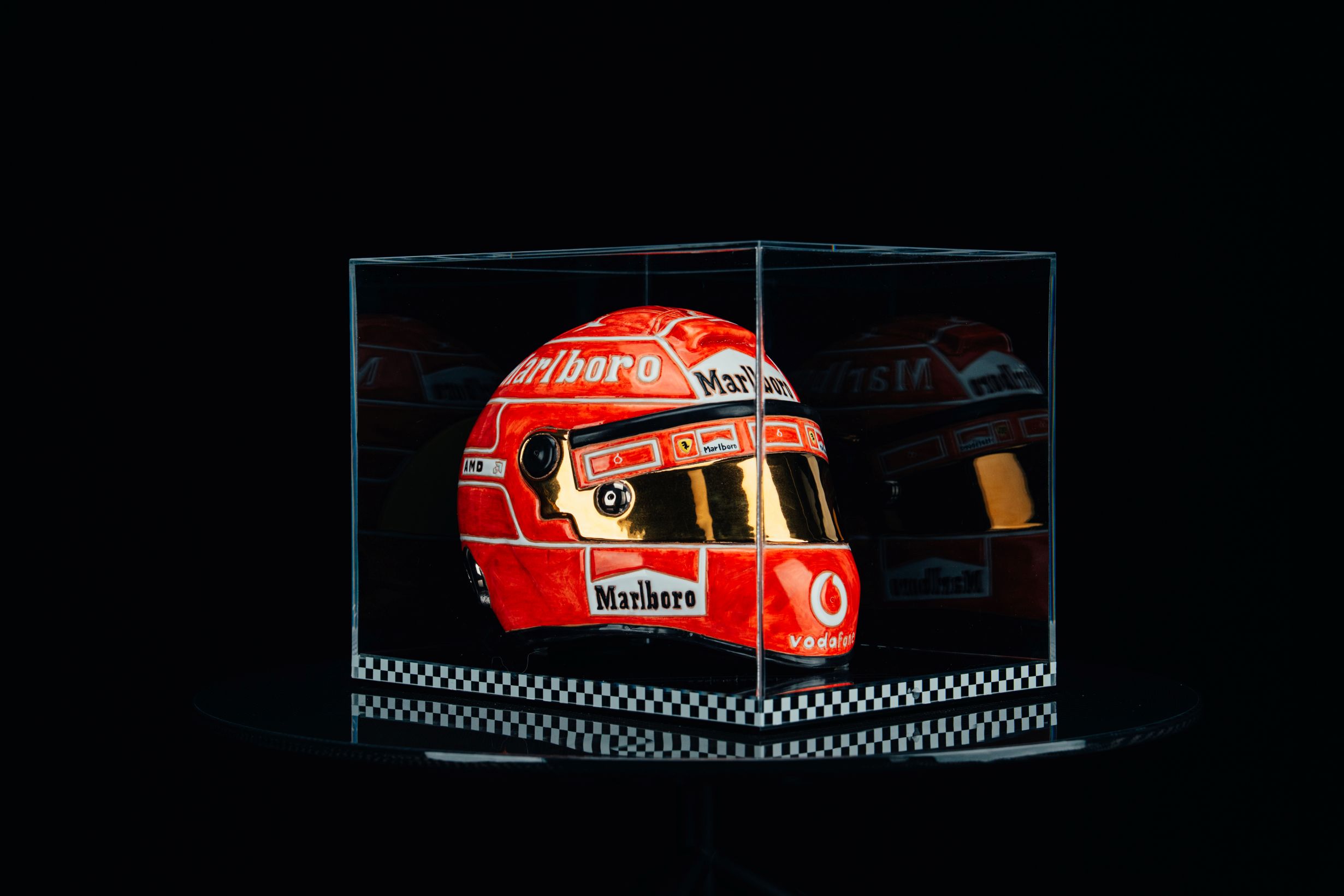 Cerasarda ART HELMETS SCH04 casco ceramica rosso Schumacher