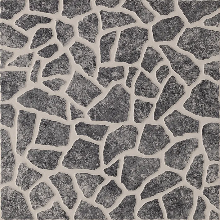 Recer Açoreana Black piastrella 33x33 naturale nera