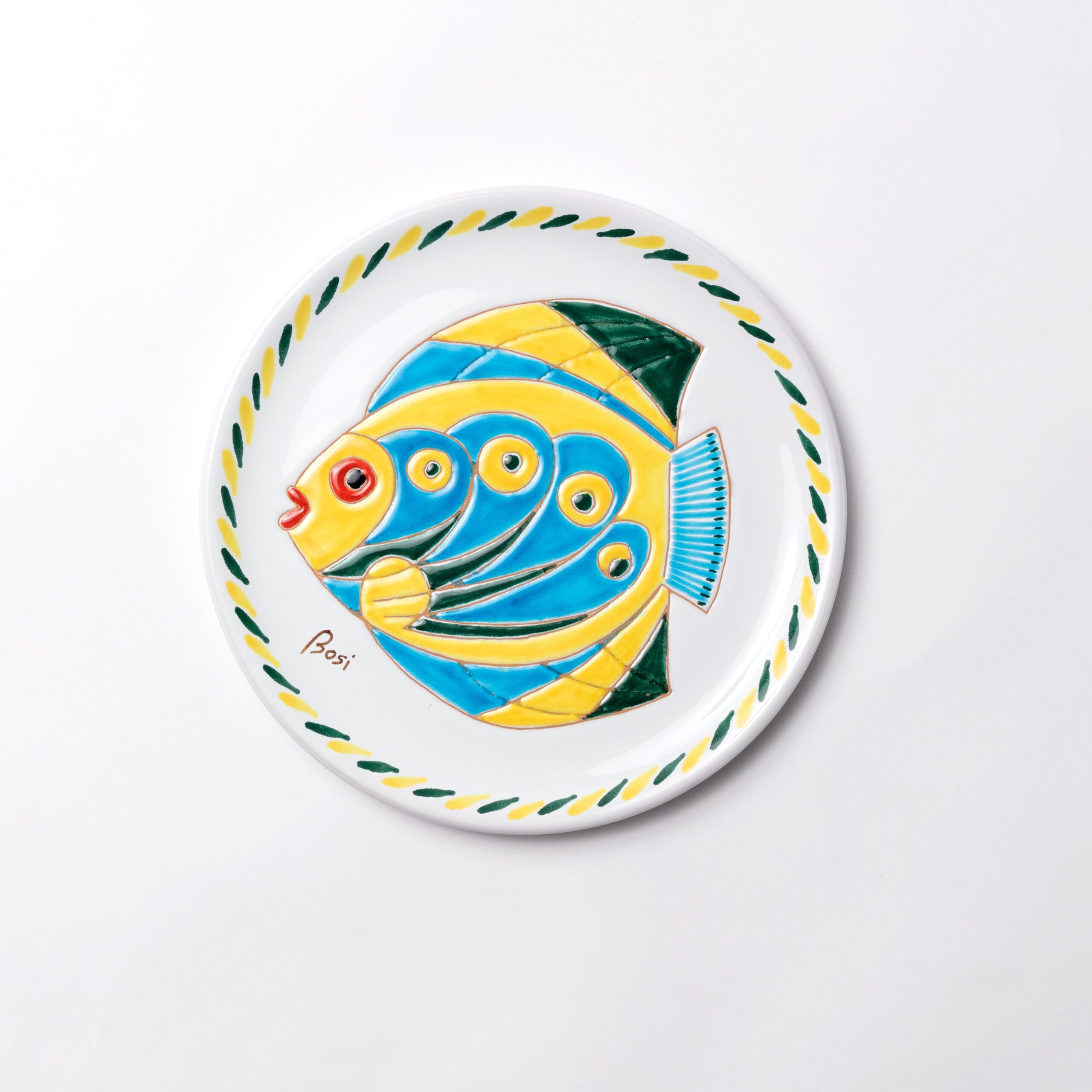 Cerasarda Arte Tavola Pesci 2 piatto segnaposto 30 cm