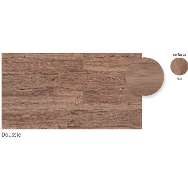 Abitare Devon Doussie piastrelle 20x80 effetto legno R9