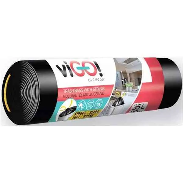 Vigo 390222 sacchi spazzatura 35 L 50x60 cm 50 pezzi HDPE