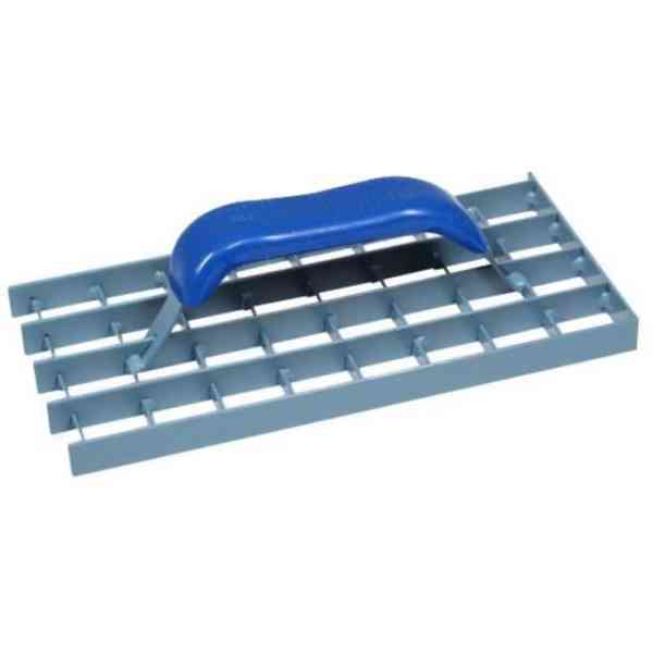 Kubala frattazzo acciaio 285x145 mm manico plastica