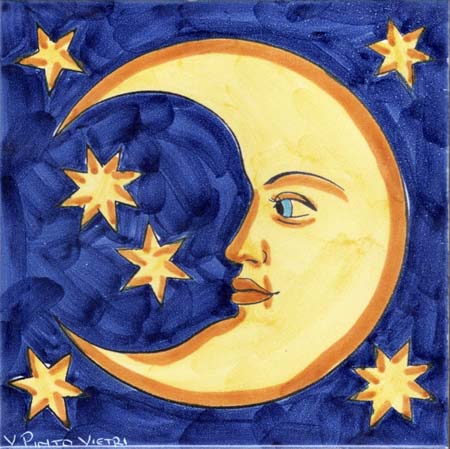 Ceramica Pinto Pennellato VP2140 piastrella maiolica decorata a mano