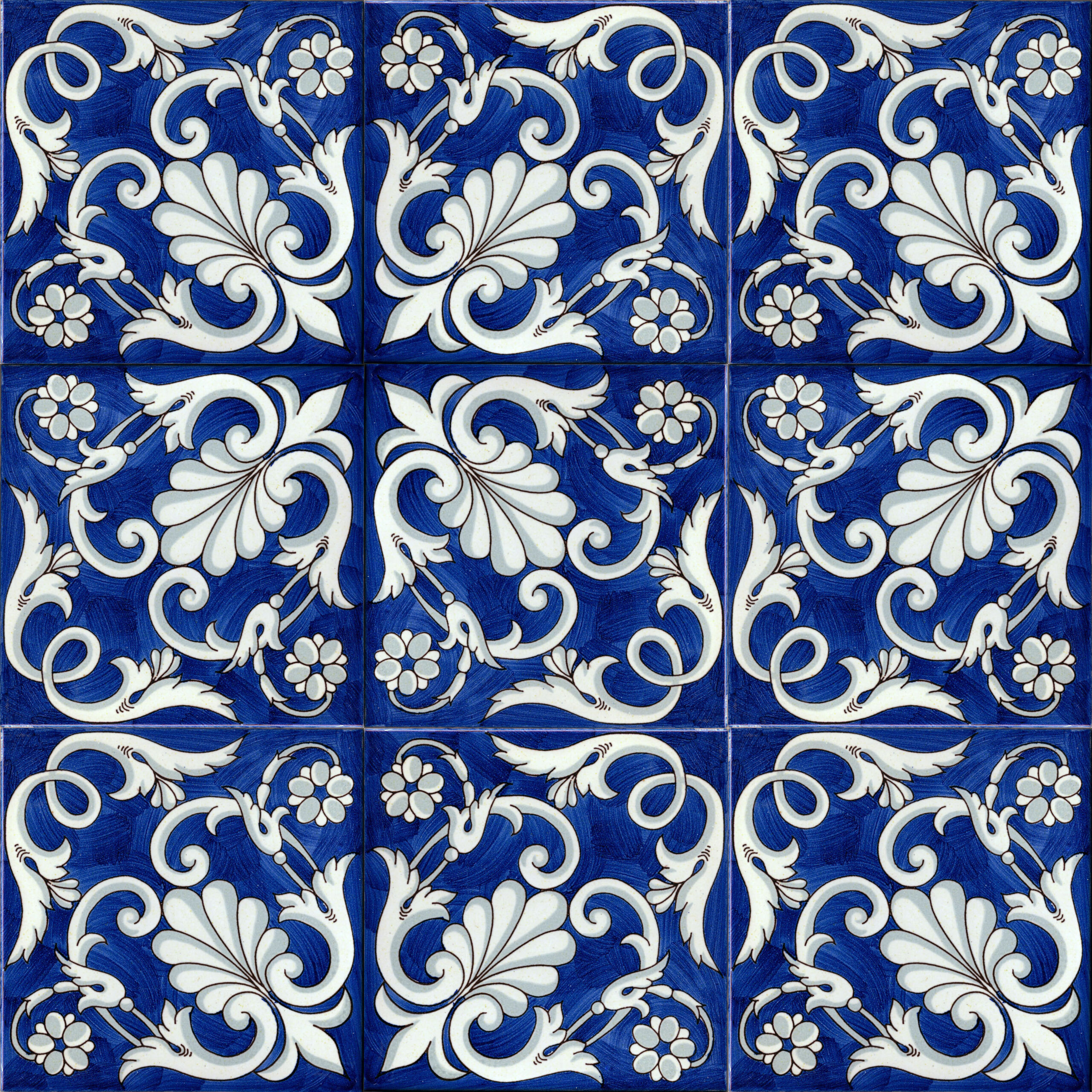 Ceramica Pinto Antico Vietri VP11944 Piastrella Decorata a Mano