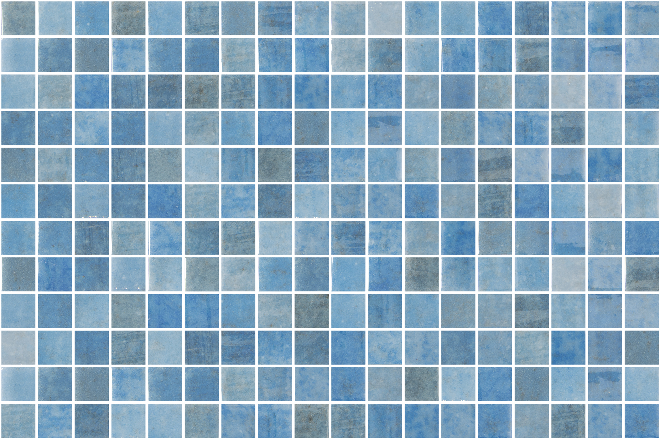 SQ Mosaic Essence Ocean mosaico blu scuro lucido