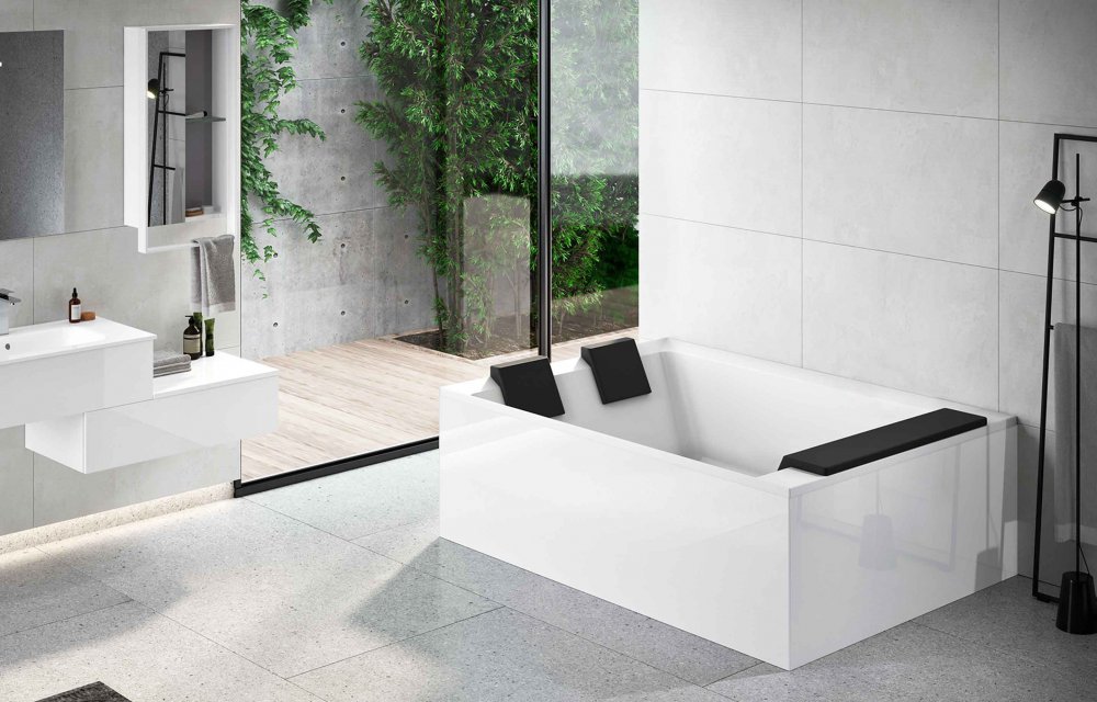 Viva Made Divina Dual Vaso Bagno Ceramica Bianco