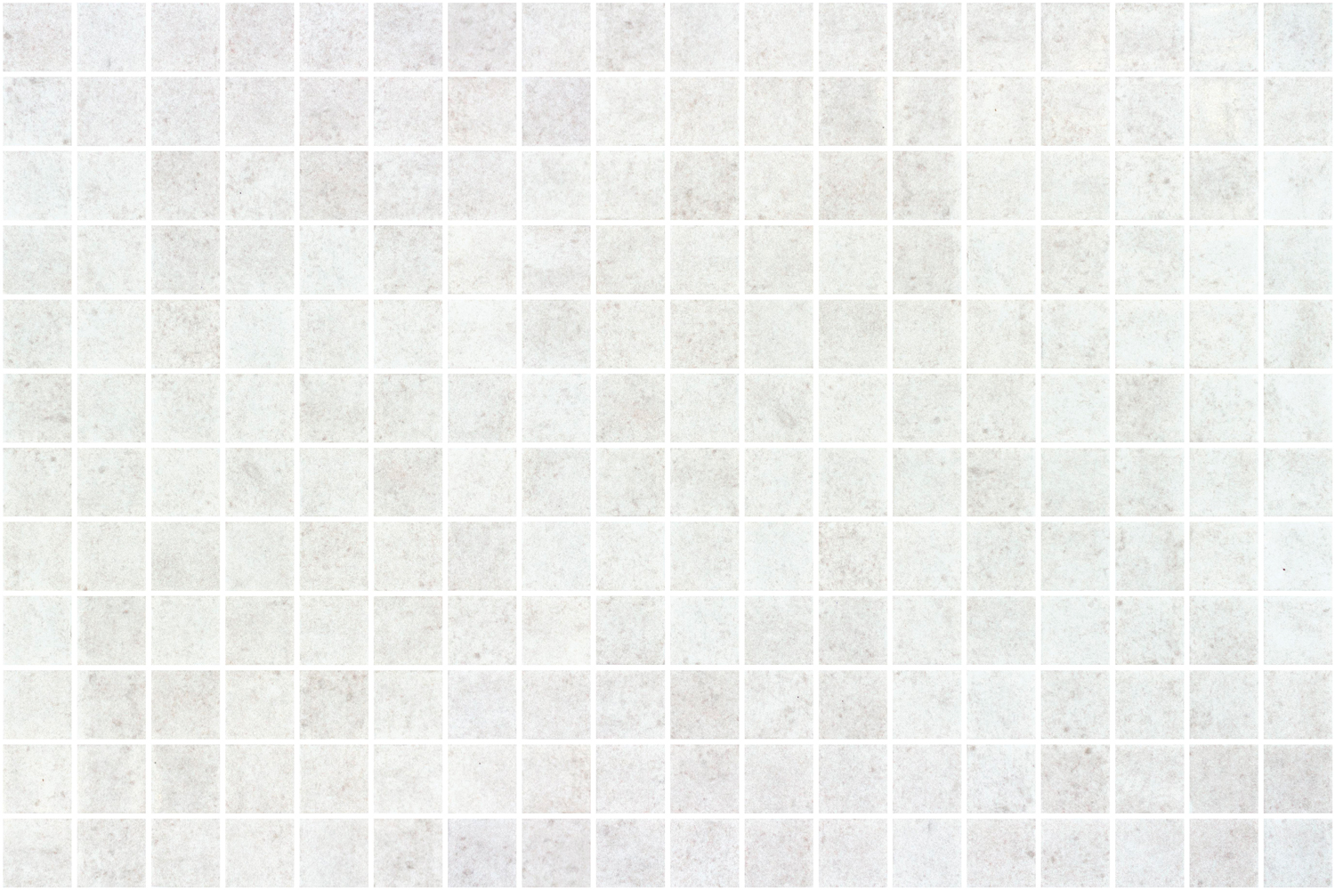 SQ Mosaic Kubu Sand Rock Polaris mosaico bianco opaco