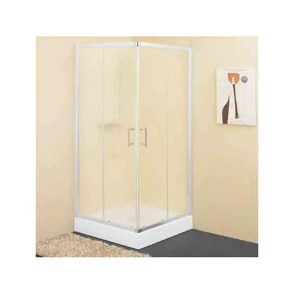 Kolpa SQ Line TKK 90/CH box doccia 90x90 H190 chinchilla