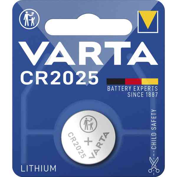 Varta CR2025 batteria a bottone litio 3V 1 pz per chiavi auto