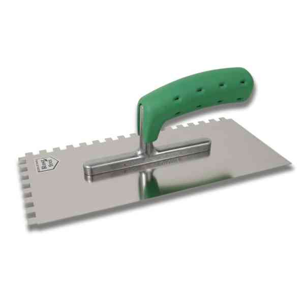 Hufa frattazzo dentato inox 280x130 mm dente 10x10