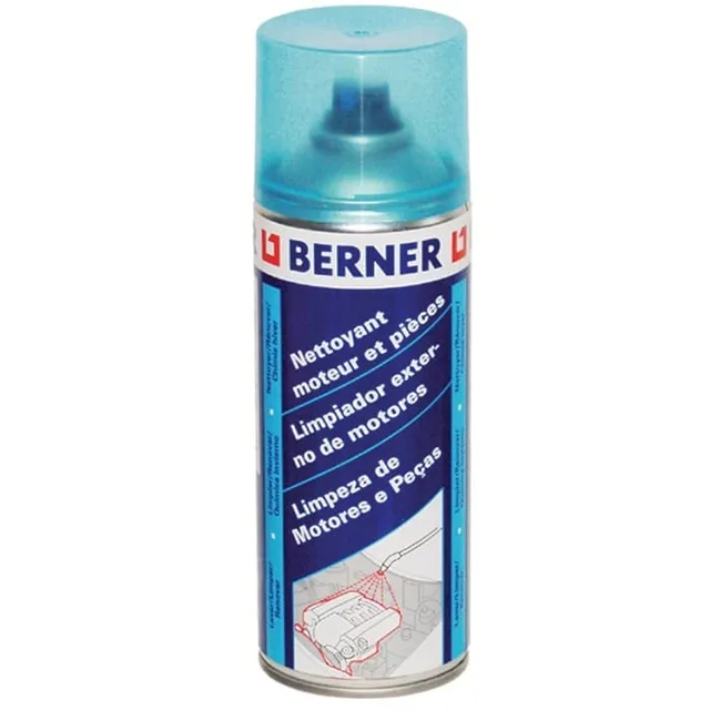 Berner Spray detergente motore e parti 400 ml sgrassatore