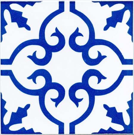 Ceramica Pinto Barocco Vietri VP15112 Piastrella Maiolica S